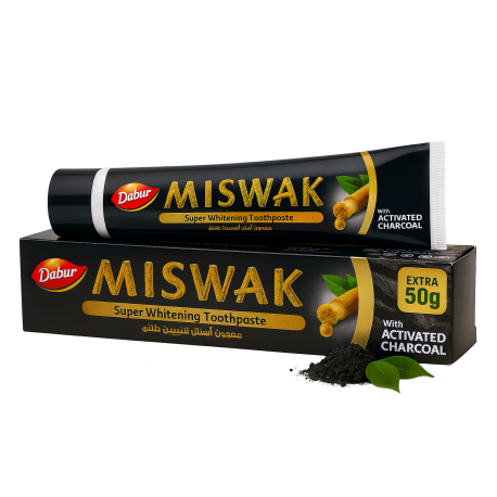 Dentifrice Miswak Charbon (grand format 120g+50g offert)