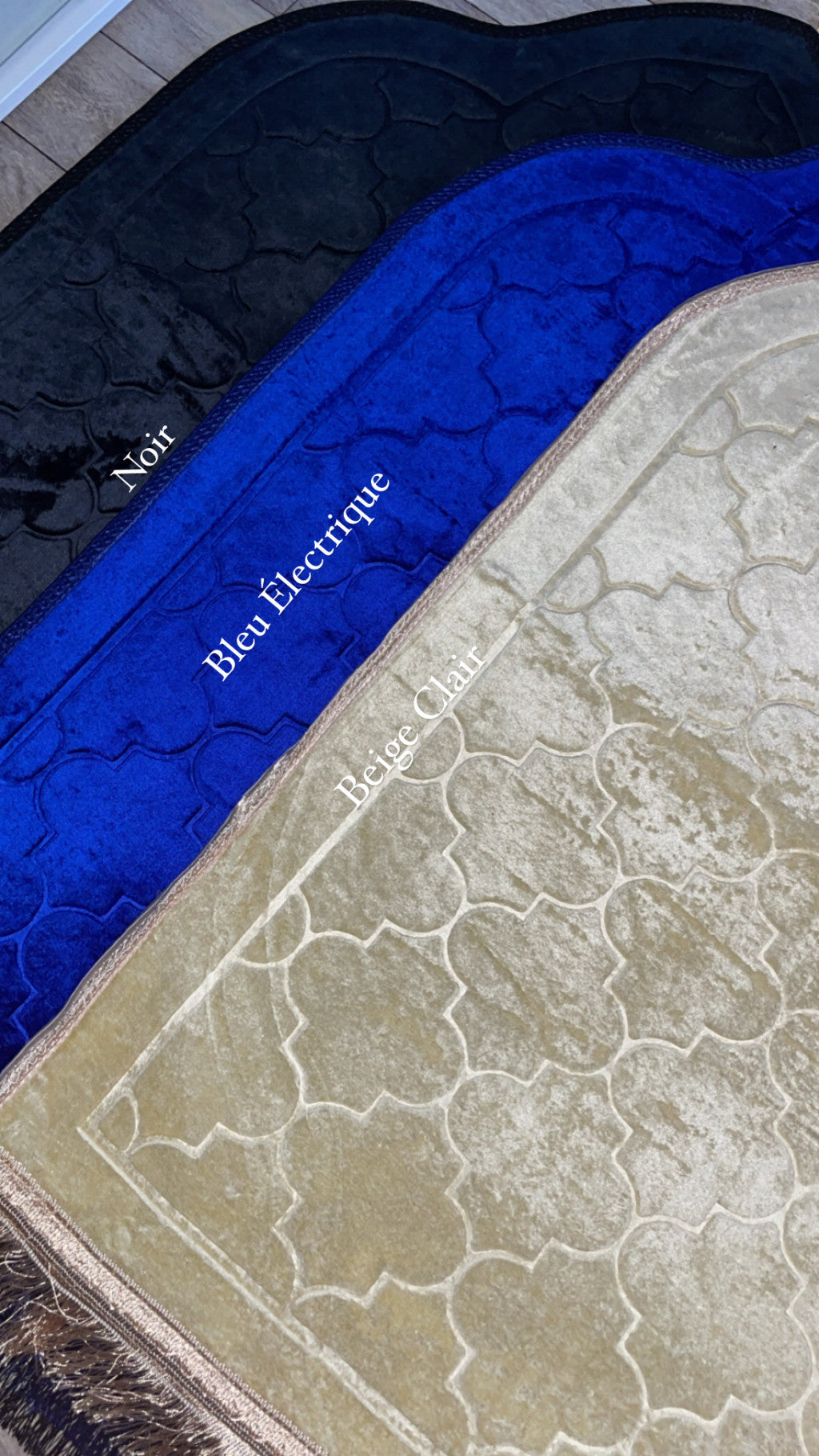 Tapis de prière personnalisé beige - Forme dôme