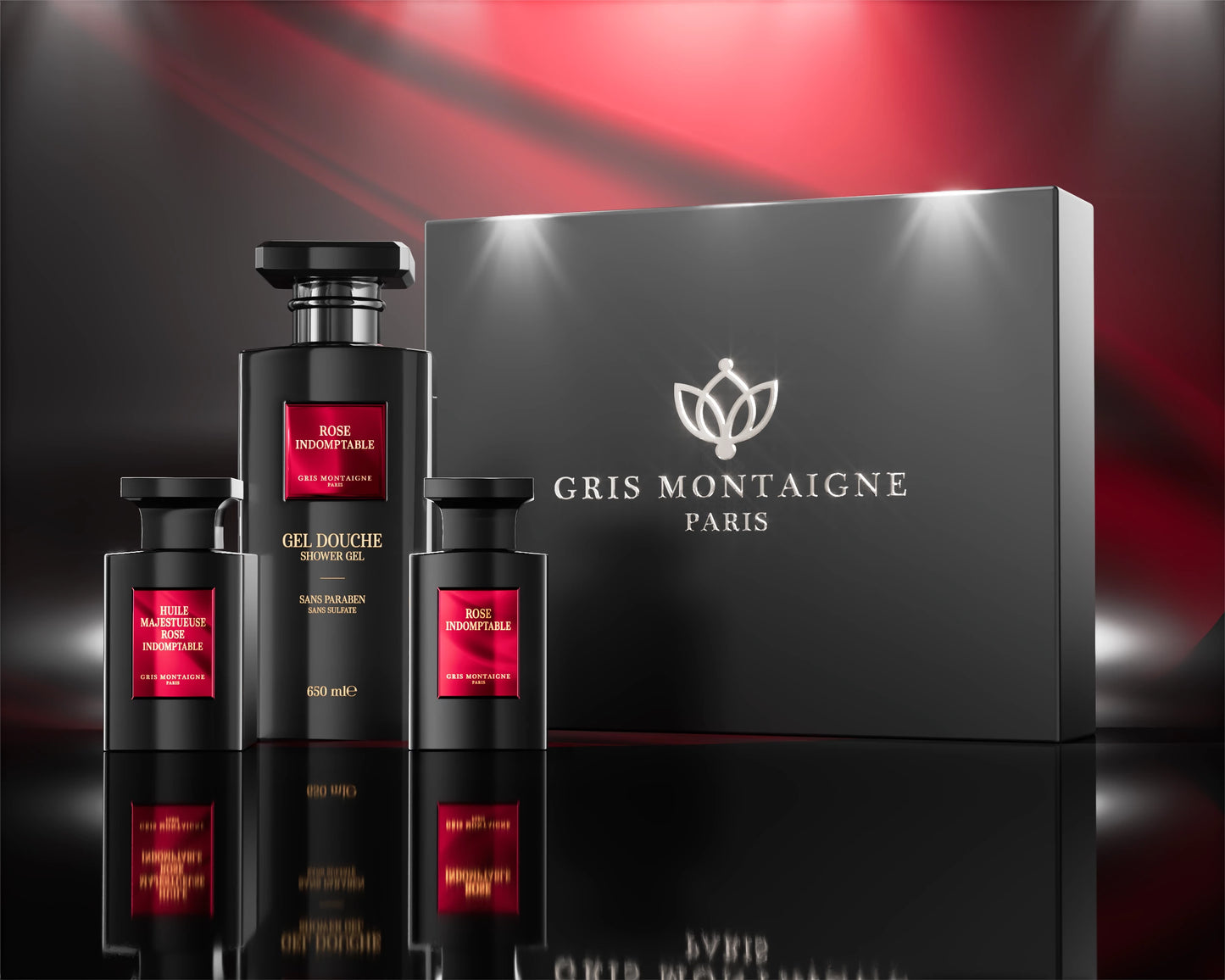 Coffret Gris Montaigne - Rose Indomptable