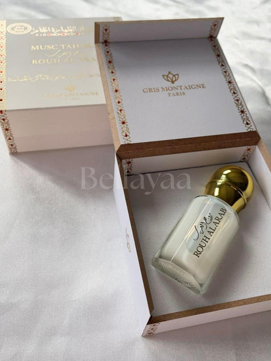 Musc Tahara Rouh Al Arab 12ml - Gris Montaigne