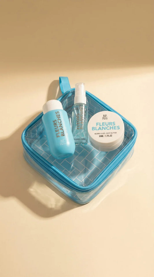 Travel Set Fleurs Blanches - Rp Paris