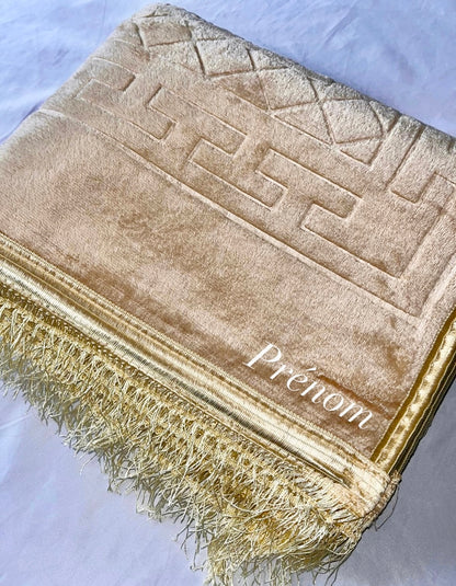 Tapis de prière personnalisé épais - Beige