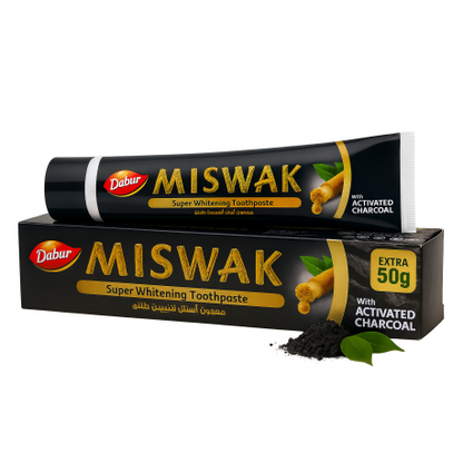Dentifrice Miswak Charbon (grand format 120g+50g offert)